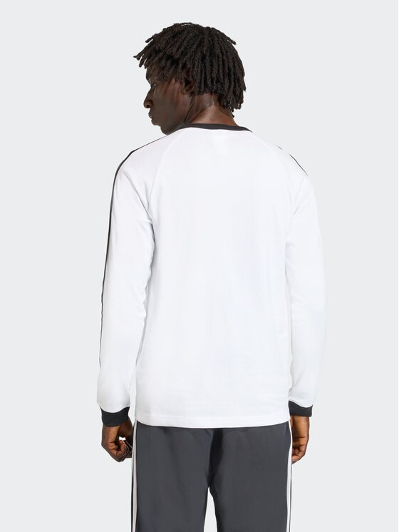 adidas adidas Pikkade varrukatega T-särk 3-Stripes Long-Sleeve KE3545 Valge Regular Fit
