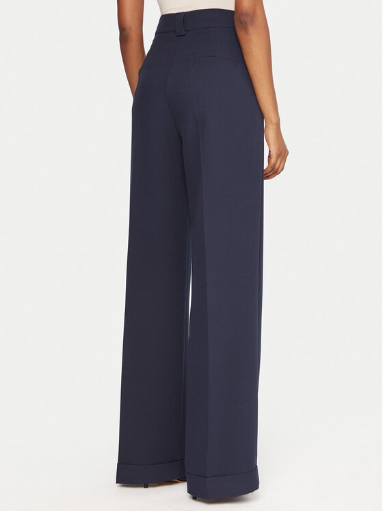 Maryley Maryley Штани з тканини 25IB563/43BL Cиній Regular Fit