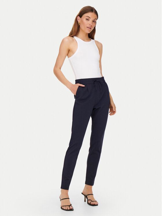ONLY ONLY Pantaloni din material Poptrash 15115847 Bleumarin Regular Fit