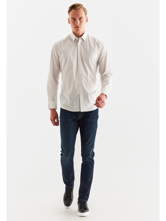 Pako Lorente Pako Lorente Koszula P22WF-1X-012 Biały Regular Fit