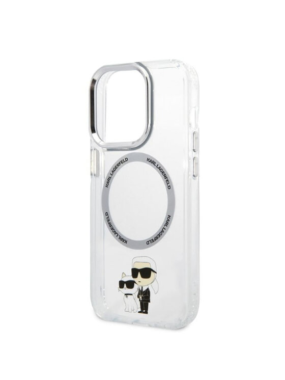 KARL LAGERFELD KARL LAGERFELD Etui na telefon Magsafe Przezroczysty