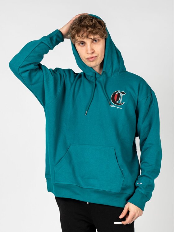 Champion Champion Mikina HBGF89H586NKA Tyrkysová Regular Fit