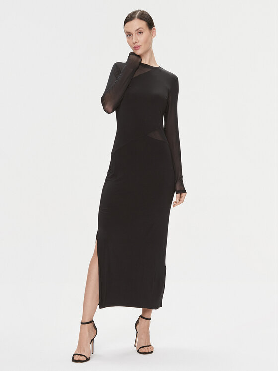 Bruuns Bazaar Bruuns Bazaar Koktel haljina Mandevilla BBW3665 Crna Regular Fit