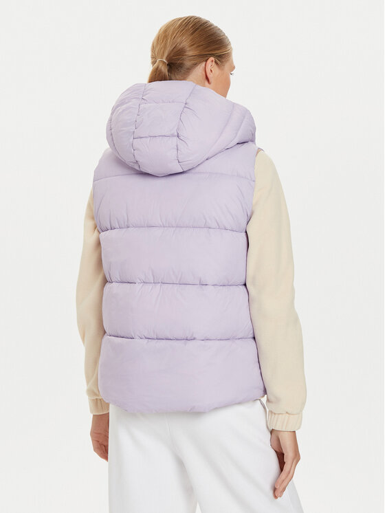 4F 4F Αμάνικο Μπουφάν 4FWAW24TVJAF141 Μωβ Regular Fit