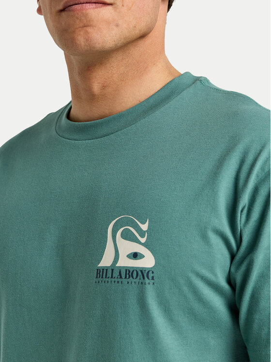 Billabong Billabong T-shirt Totem EBYZT00388 Zelena Regular Fit