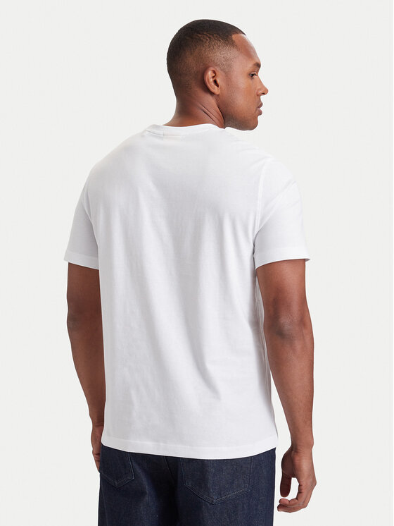 Guess Jeans Guess Jeans T-Shirt M6YI84 K6412 Biały Regular Fit