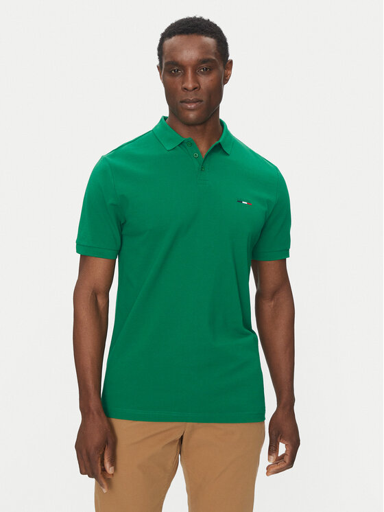 Hechter Paris Hechter Paris Polo majica Pique 74004 151902 Zelena Regular Fit