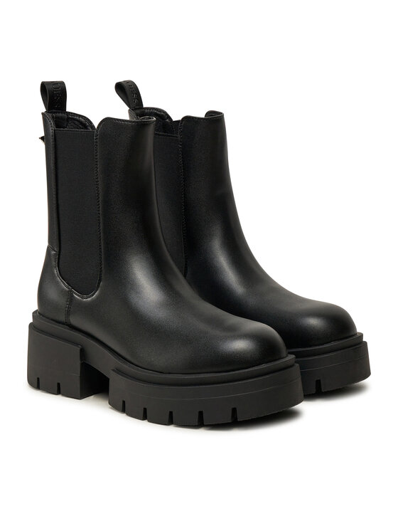 Guess Guess Ghete Jodhpur Charlotte FLFCHT ELE10 Negru