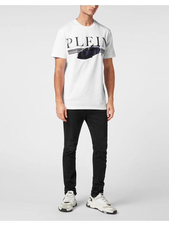 PHILIPP PLEIN PHILIPP PLEIN T-Shirt 21189 Biały Regular Fit