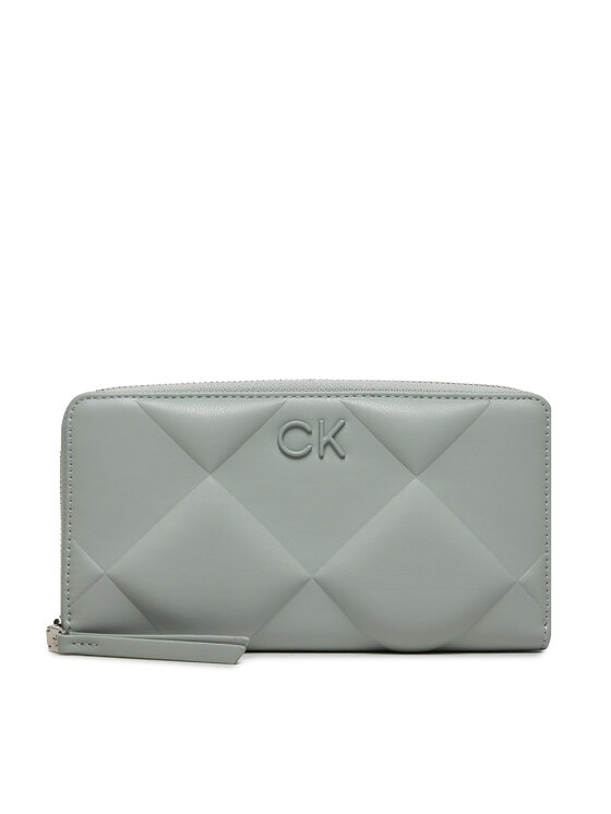 Calvin Klein Liels sieviešu maks Quilt K60K611782 Pelēks