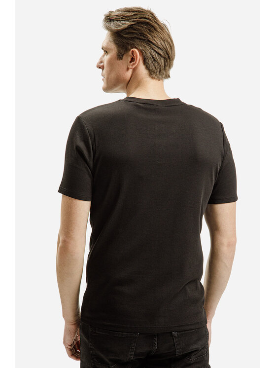 Cross Jeans Cross Jeans T-Shirt 15495-020 Czarny Slim Fit