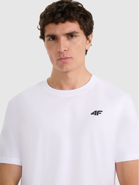 4F 4F T-Shirt NOS Biały Regular Fit