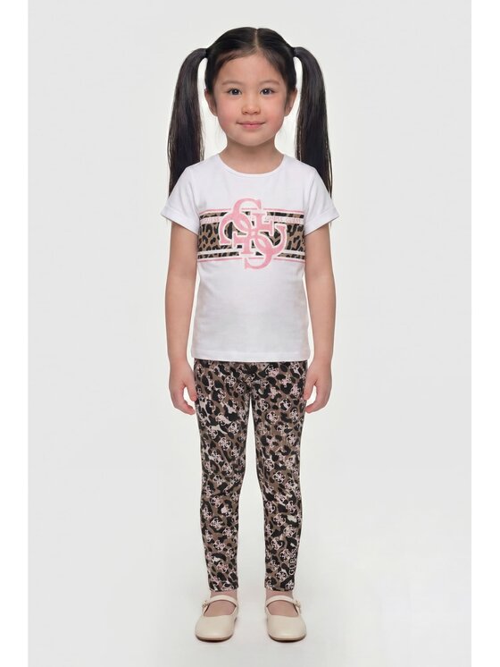 Guess Kids Guess Kids Spodnie materiałowe 183725 Kolorowy Regular Fit