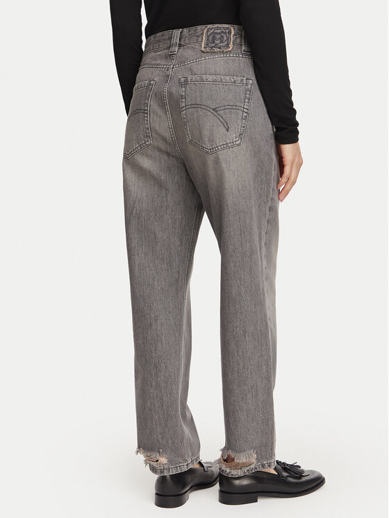 Marella Marella Džinsai Tomboy 2623186054 Pilka Straight Fit