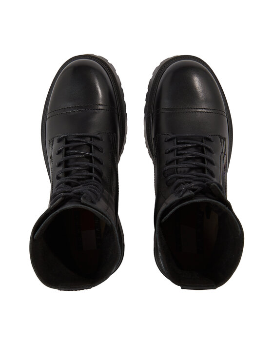 Tommy Jeans Tommy Jeans Trzewiki Tjm Casual Boot EM0EM01244 Czarny