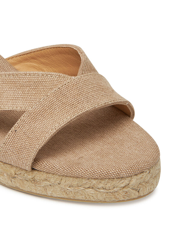 Castañer Castañer Espadrilky Bruna/9/002 025678 Béžová