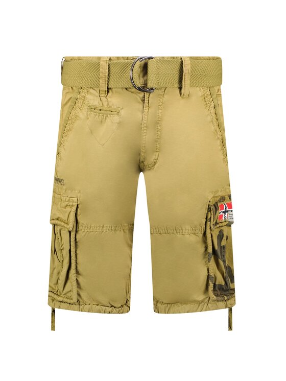 Geographical Norway Geographical Norway Bermudy SX1425H/GNO-Mastic Beżowy Regular Fit