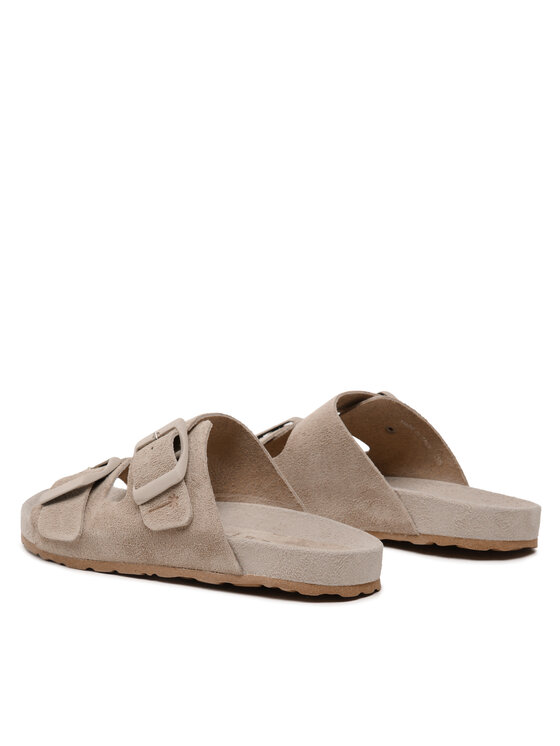 Manebi Manebi Klapki Suede Traveler Nordic Sandals W 1.9 RT Brązowy