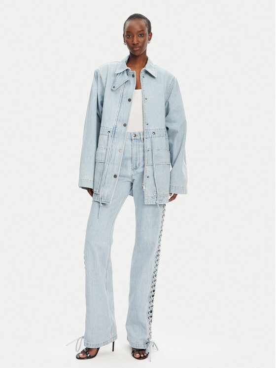 ROTATE ROTATE Jeanshemd 1141821468 Blau Relaxed Fit