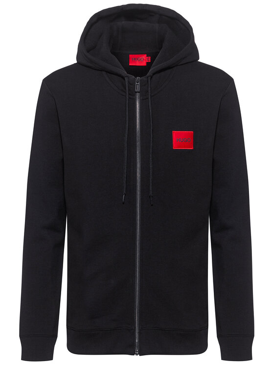 HUGO Hugo Pulóver Daple212 50447972 Fekete Regular Fit