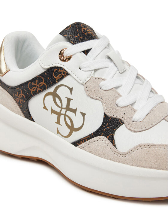 Guess Guess Sneakersy FLPLUC PEL12 Bílá