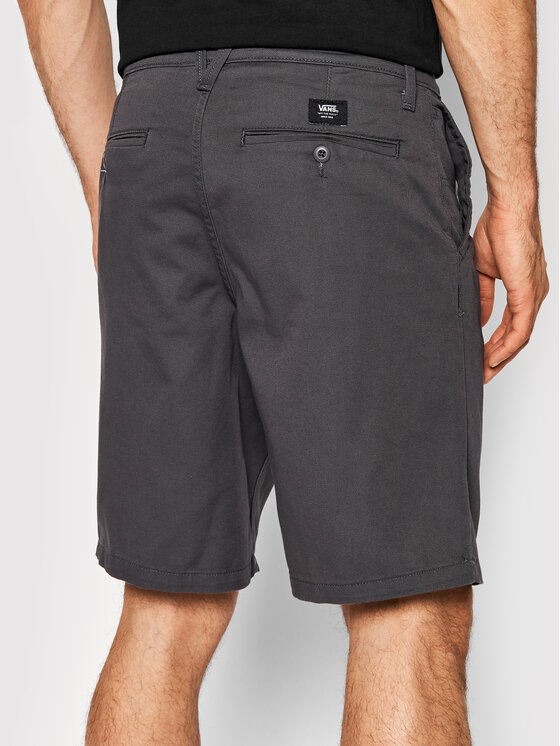 Vans Vans Šortky z materiálu Authentic Chino VN0A5FJX Šedá Relaxed Fit