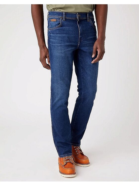 Wrangler Wrangler Jeansy TEXAS SLIM Niebieski Slim Fit