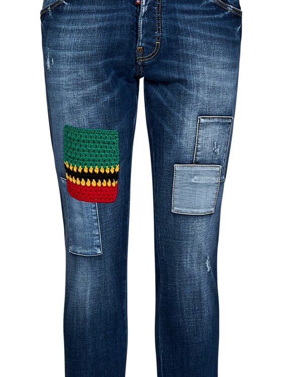 Dsquared2 Dsquared2 Jeansy S71LB1161 S30664 Modrá Slim Fit