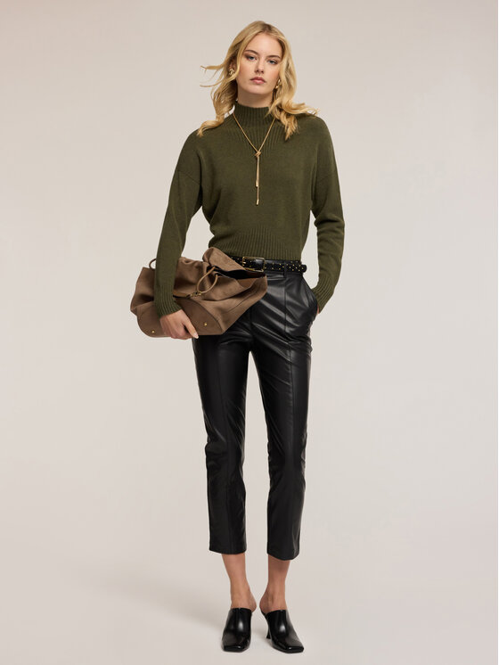 Motivi Motivi Pantaloni di tessuto P033Q004382N033 Nero Skin Fit