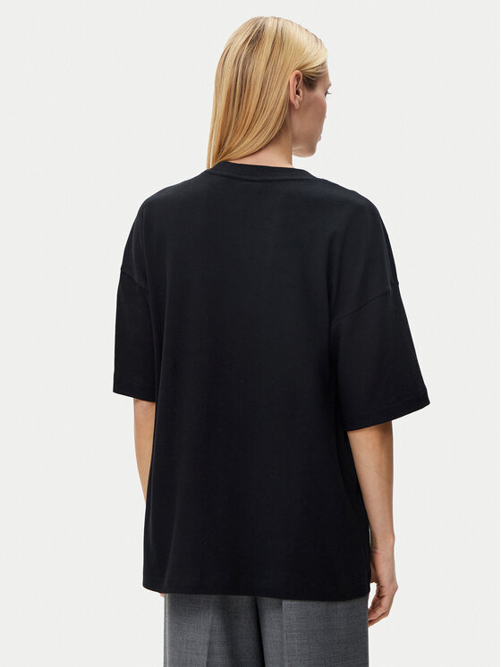 BOSS BOSS Tricou 50532093 Negru Relaxed Fit