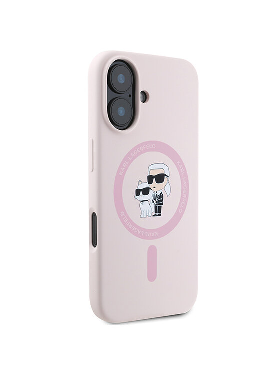 KARL LAGERFELD KARL LAGERFELD Etui na telefon Apple iPhone 16 Różowy