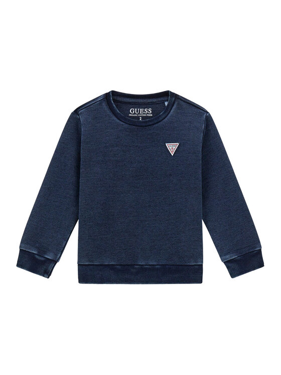 Guess Guess Majica dugih rukava N5YQ06 KCYC0 Tamnoplava Regular Fit