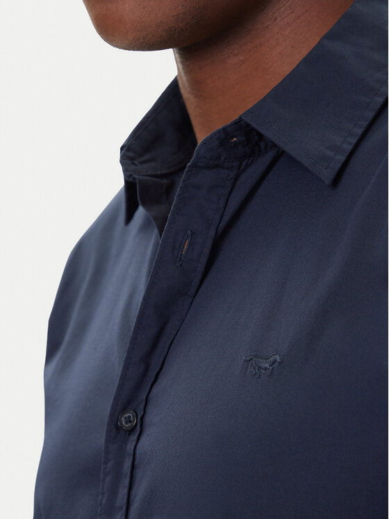 Mustang Mustang Srajca Canton 1016951 Mornarsko modra Slim Fit