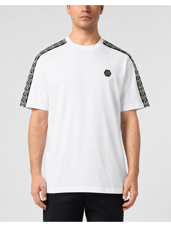 PHILIPP PLEIN PHILIPP PLEIN Tričko 32813 Biela Regular Fit