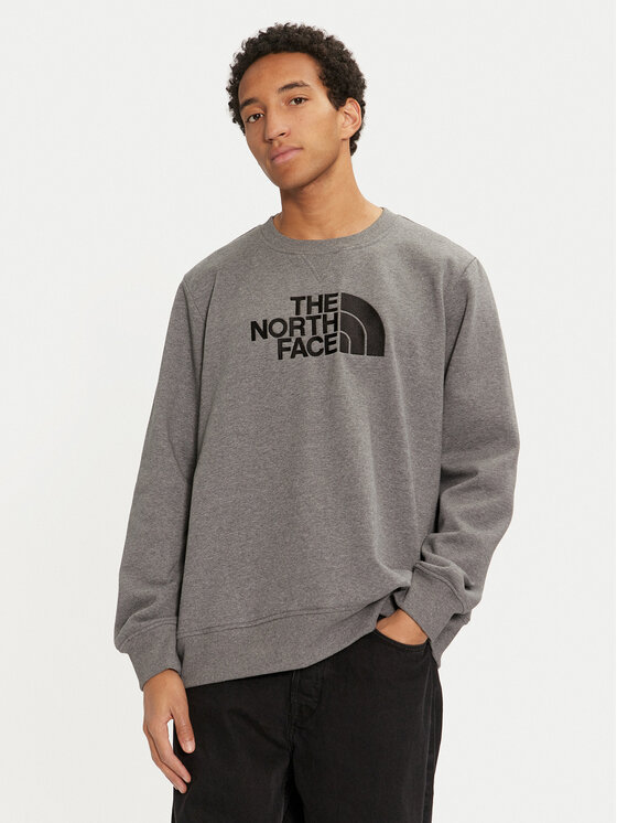 The North Face Mikina Drew Peak NF0A89EK Sivá Regular Fit