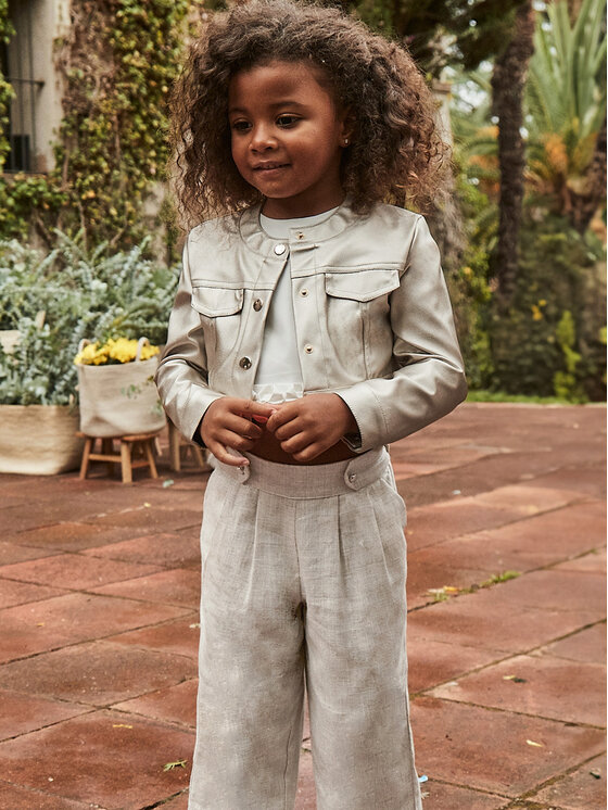 Mayoral Mayoral Pantaloni di tessuto 3551 Beige Regular Fit