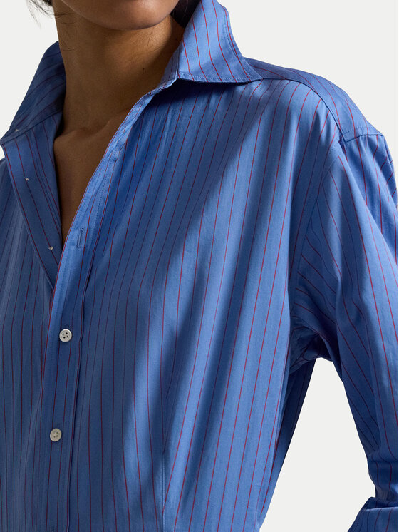 Polo Ralph Lauren Polo Ralph Lauren Srajčna obleka 211A96356001 Svetlo modra Regular Fit