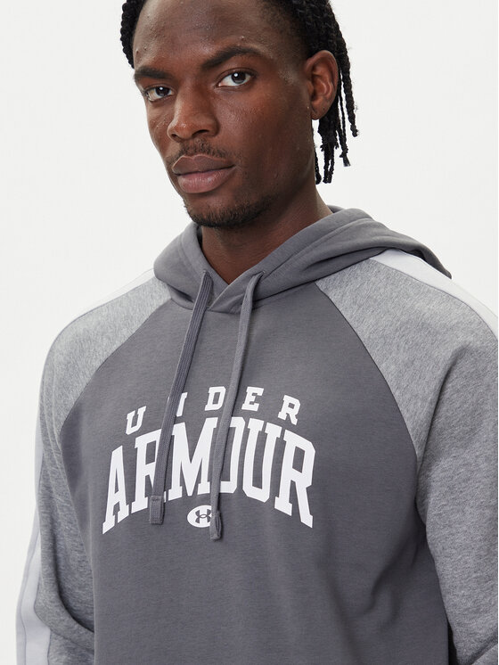 Under Armour Under Armour Felpa Ua Rival Fleece Colorblock 6003958 Grigio Loose Fit