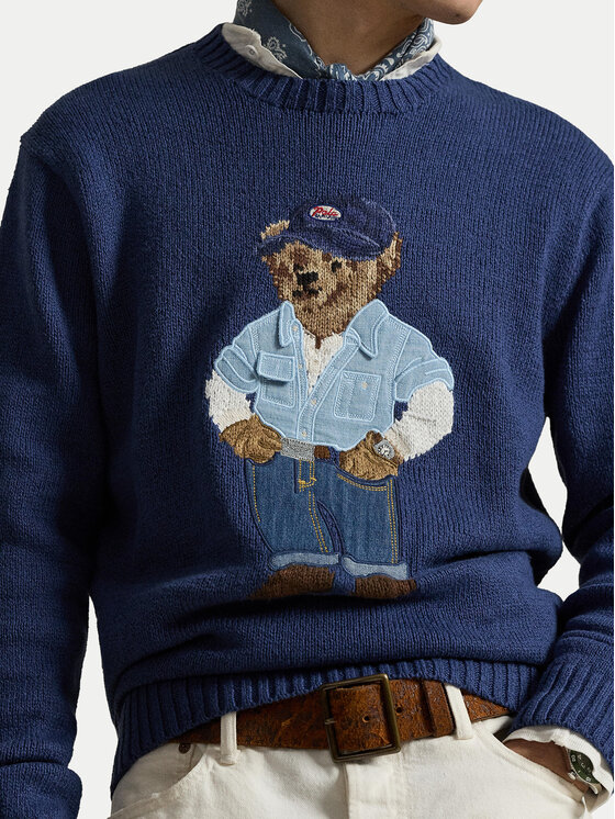 Polo Ralph Lauren Polo Ralph Lauren Sweter 710A13002001 Niebieski Regular Fit
