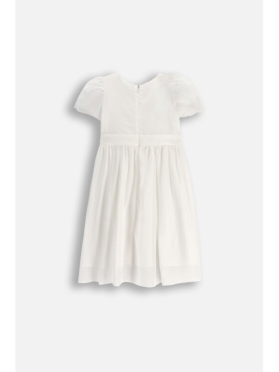 Coccodrillo Coccodrillo Každodenní šaty WC5128213EJG-003 Krémová Regular Fit