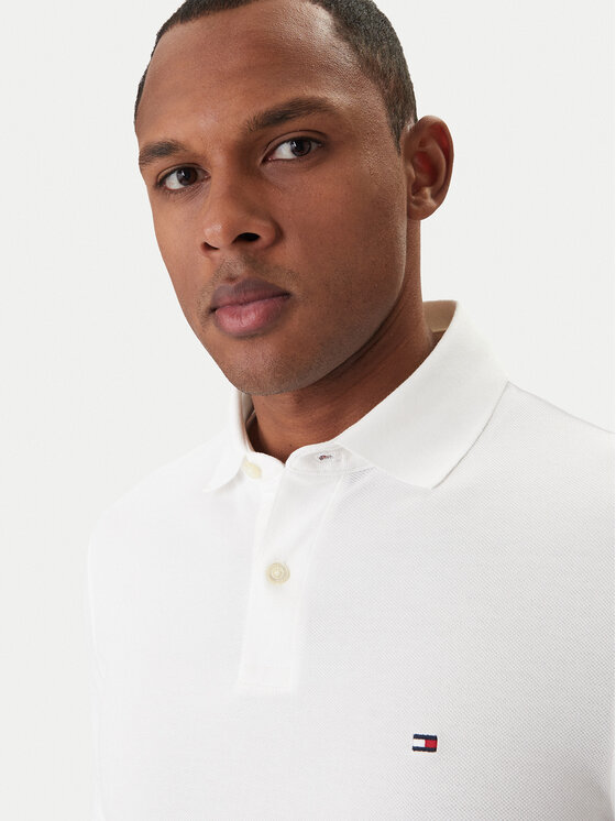 Tommy Hilfiger Tommy Hilfiger Polo 1985 MW0MW17770 Biały Regular Fit