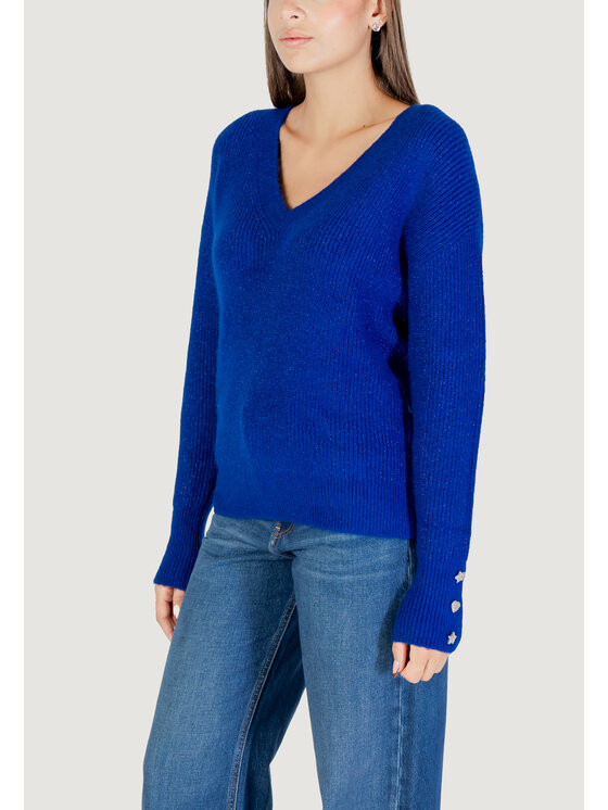 Morgan De Toi Morgan De Toi Maglione 252-MSTAR Blu Casual Fit