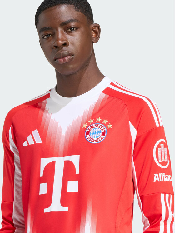 adidas adidas Koszulka techniczna FC Bayern 25/26 Home Jersey Czerwony Slim Fit