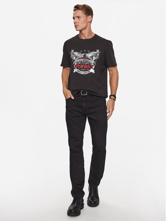 Wrangler Wrangler Jeans Larston 112341423 Nero Slim Fit