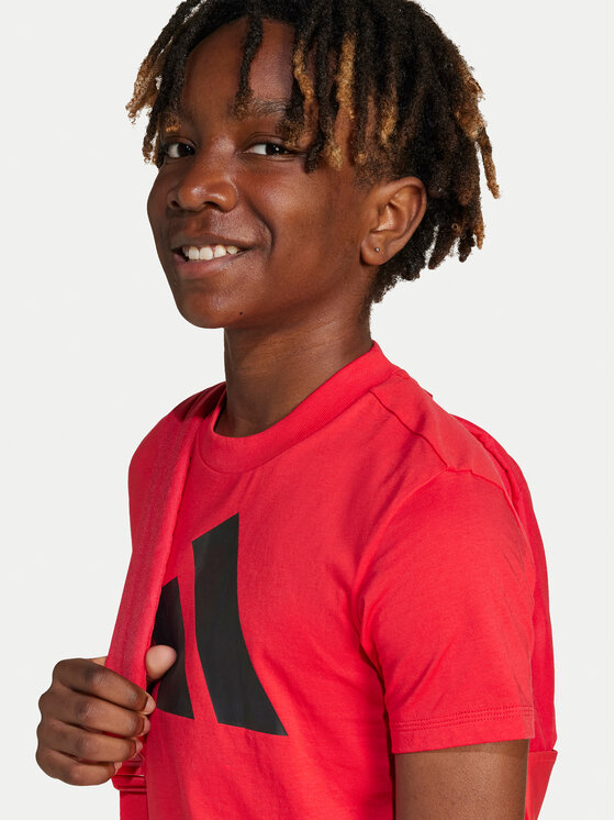 adidas adidas T-Shirt Essentials JC9664 Czerwony Regular Fit