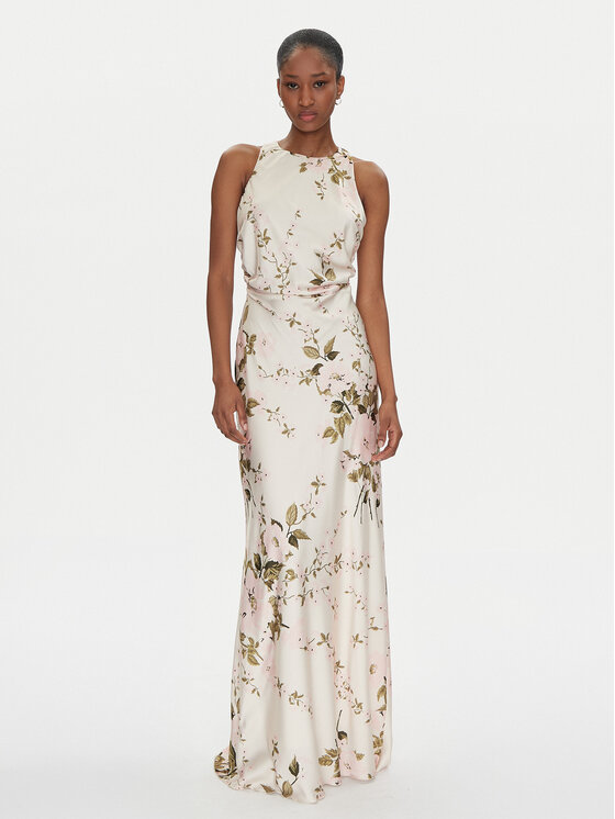 Rinascimento Rinascimento Abendkleid CFC0122850003 Beige Regular Fit