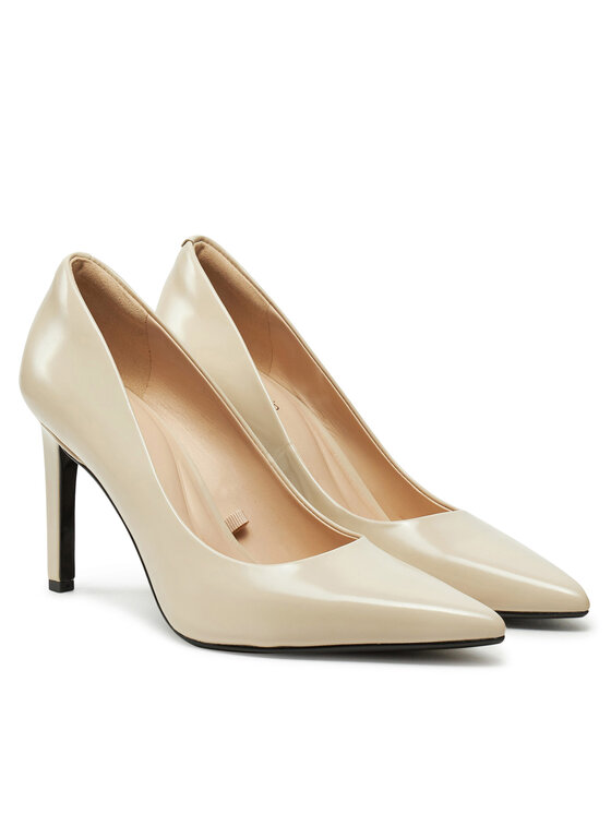 Calvin Klein Calvin Klein High Heels Heel Pump 90 - Brush L HW0HW02263 Beige