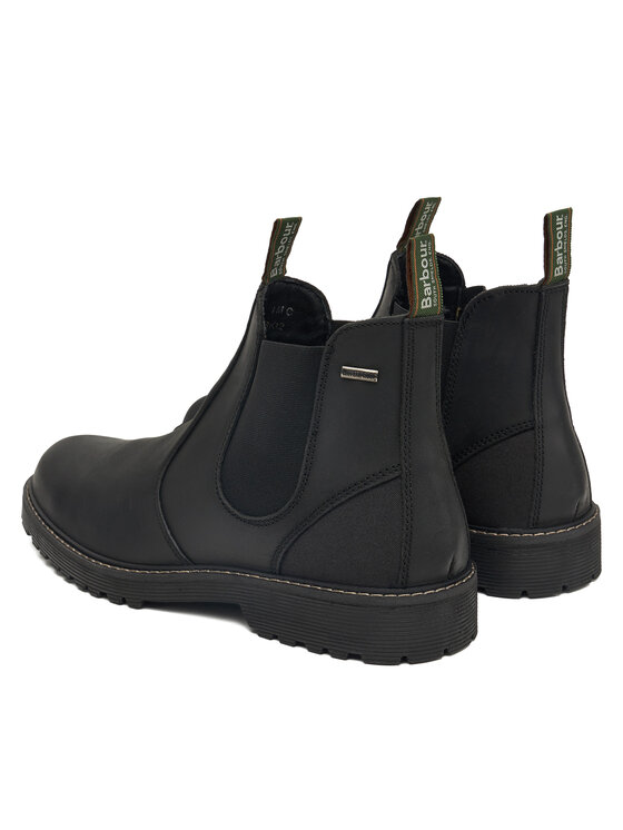 Barbour Barbour Kotníková obuv s elastickým prvkem Patton MFO0771BK12 Černá