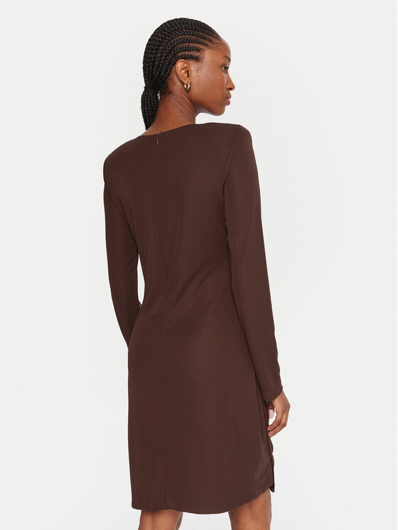 Gaudi Gaudi Коктейльна сукня 521FD14009 Коричневий Slim Fit