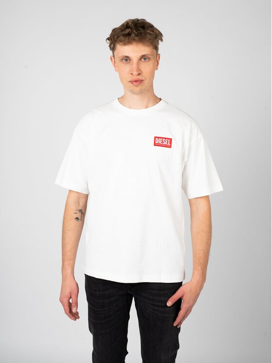 Diesel Diesel T-Shirt A11593-0NIAR Λευκό Regular Fit